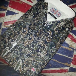 navy paisley